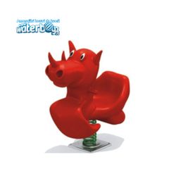 Spring Rider Funny Rhino Red