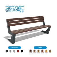 Banca parc Urban Metal model 3