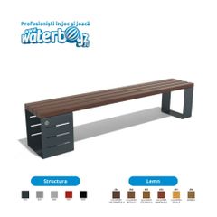 Banca parc Urban Metal model 4