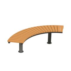 Banca parc din lemn Circle 1