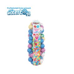 Plastic balls 9 cm shimmery
