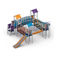 Loc de joaca de exterior Kalif City Basic