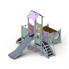 Loc de joaca de exterior Popi City Pastel