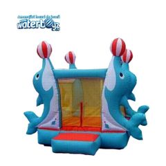 Dolphin Inflatable  Castle
