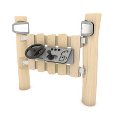 Panou educational din lemn Robinia model Masina