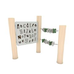 Panou educational din lemn Robinia model 1