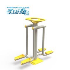 Aparat fitness pentru abdomen lateral dublu model 7