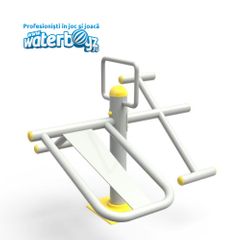 Aparat fitness dublu pentru spate și abdomen