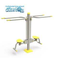 Aparat fitness dublu pentru umeri, brate si spate