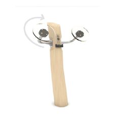 Aparat de fitness rotativ pentru brate din lemn Robinia Parc 3