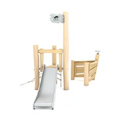 Loc de joaca de exterior din lemn Robinia model Corabia Piratilor 4