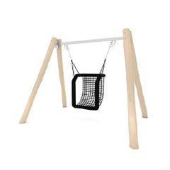 Leagan din lemn cu franghii Robinia Parc 3