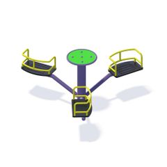 Carousel with 3 seats