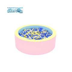 Softplay Piscina cu bile Round small Pastel