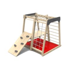 Interior Wooden Climbing System