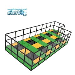Trambulina elastica galvanizata Junior 9 locuri