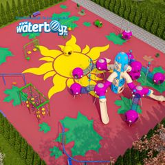 Complete Outdoor Playground Arrangement Rocket