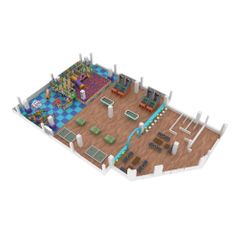 Amenajare completa loc de joaca de interior Funfinity