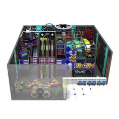Amenajare completa loc de joaca de interior Future Space