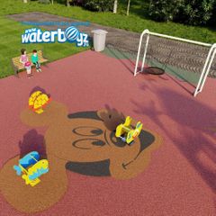 Complete outdoor playground arrangement Mickey