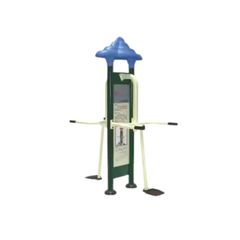 Aparat fitness dublu pentru abdomen lateral model 8