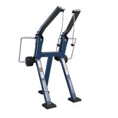 Aparat fitness de exterior cu corzi pentru tractiuni