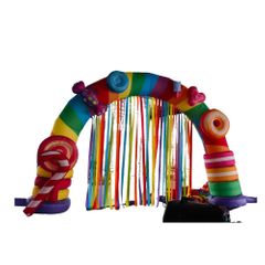 Arcada gonflabila Candy intrare parc