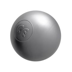 Plastic balls 6 cm silver