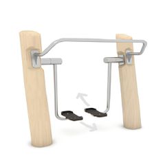 Robinia Wooden Fitness Stepper Parc 1