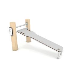 Robinia Wooden Abdominal Bench Parc 5