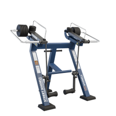 Aparat fitness de exterior pentru flexii si extensii picioare
