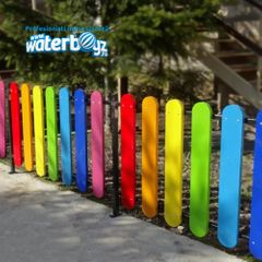 Gard colorat locuri de joaca 80cm