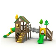 Outdoor playground Wood House