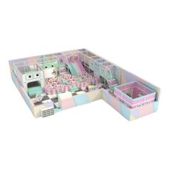 Amenajare completa loc de joaca de interior Marshmallow