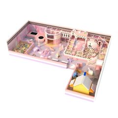 Amenajare completa loc de joaca de interior Serene Pink