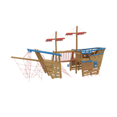 Outdoor wood playground Naturel 5