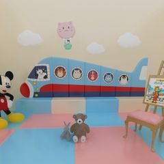 Sponge wall panel Airplane Model