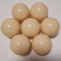 Set 500 bile plastic 7 cm beige