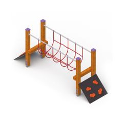 Climbing system with ropes model 2