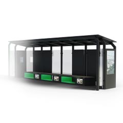 Statie de autobuz smart cu incarcare solara Premium 8 m
