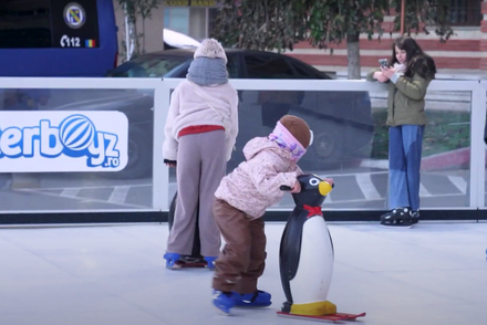 Targul de Craciun Navodari a ales patinoarul ecologic 