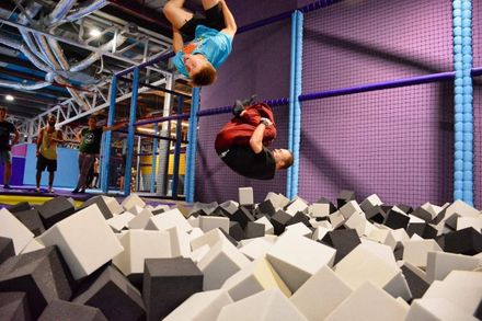 The largest trampoline park in Romania by Waterboyz: High Jump in Brasov City