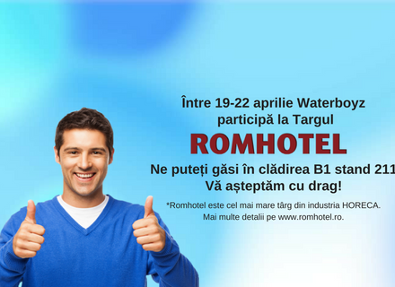 Waterboyz Romania la Targul ROMHOTEL