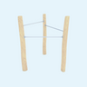 Robinia Wooden Calisthenics Equipment