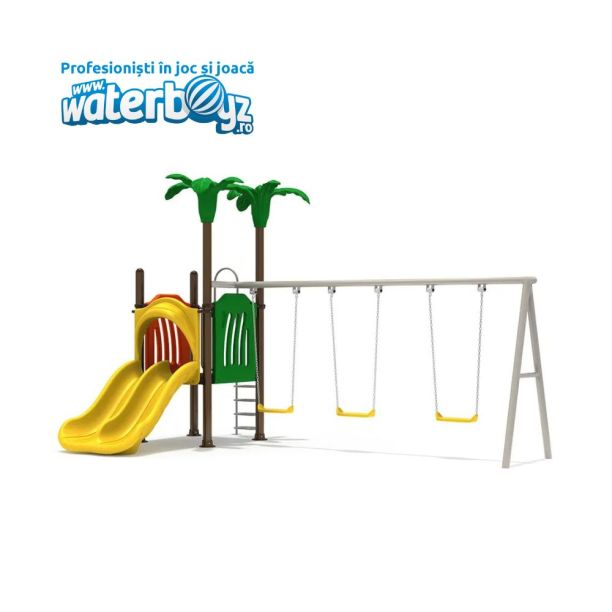 Double slide and 3-Swing Equipment Double slide and 3-Swing Equipment