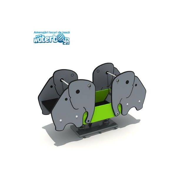 Spring Double Seesaw Elephant Spring Double Seesaw Elephant