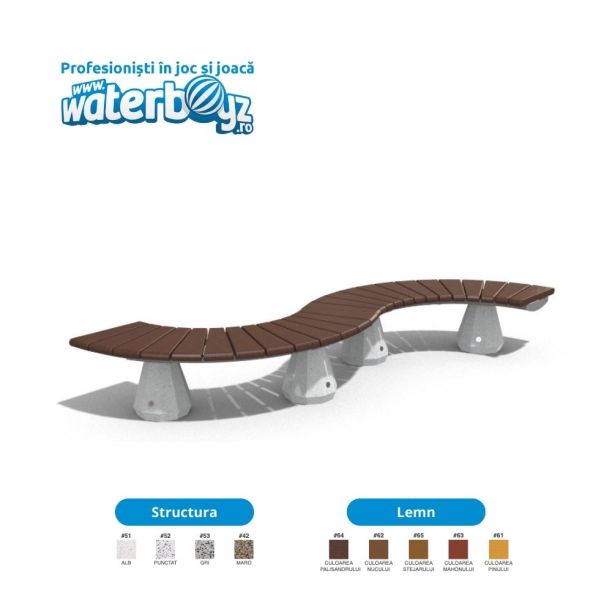 Concrete Urban Park Bench model 10 Concrete Urban Park Bench model 10
