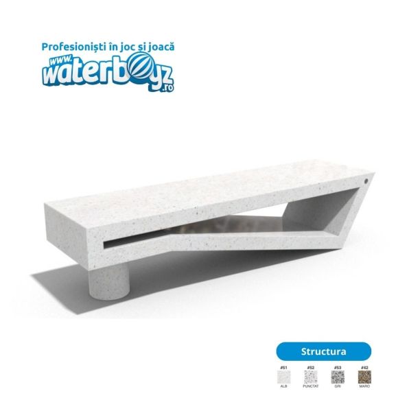 Concrete Urban Park Bench model 13 Concrete Urban Park Bench model 13