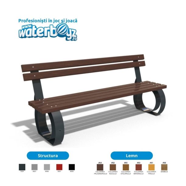 Metal Urban Park Bench model 2 Metal Urban Park Bench model 2