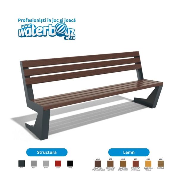 Metal Urban Park Bench model 3 Metal Urban Park Bench model 3